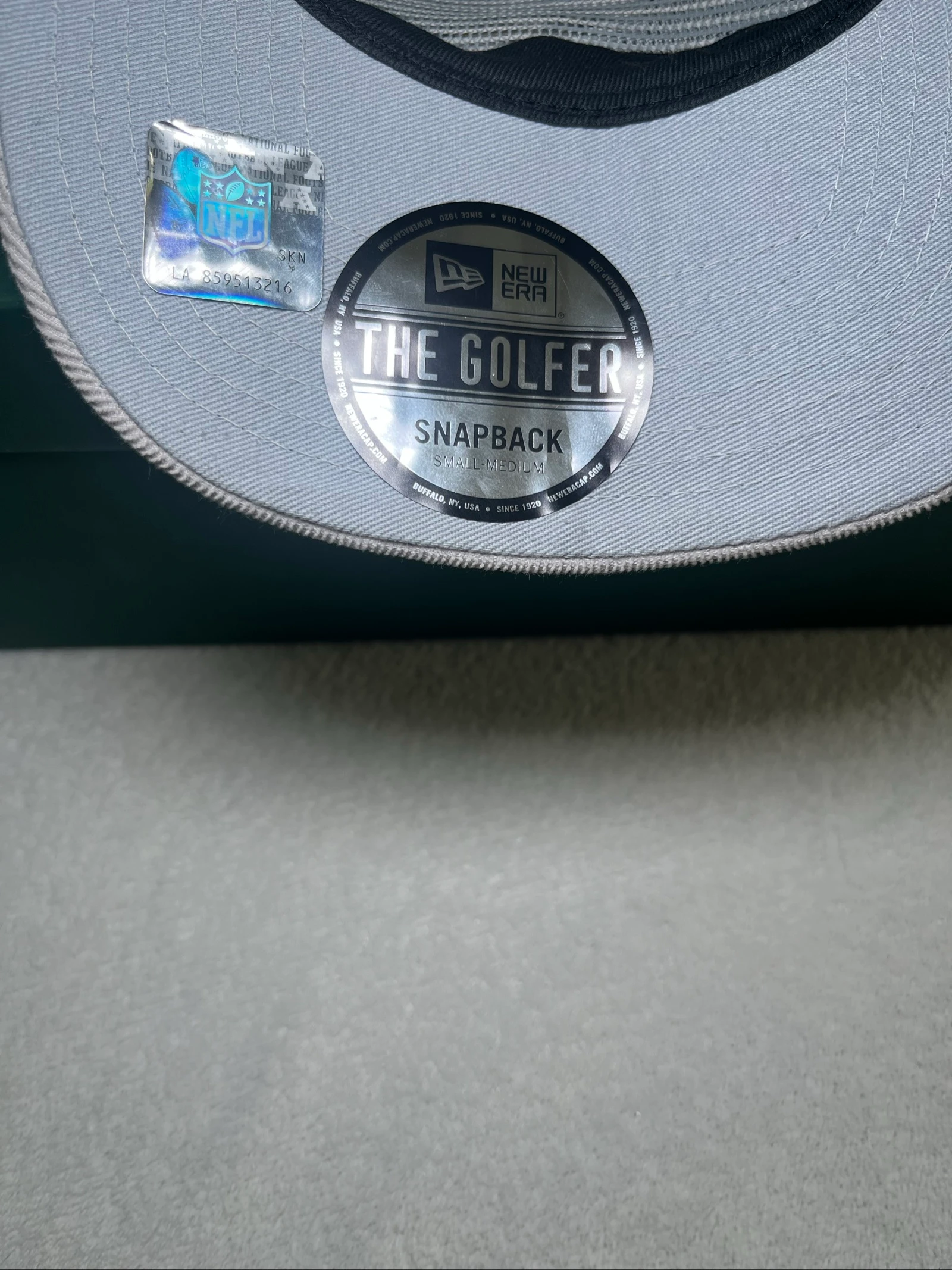 Las Vegas Raiders League Champions Golfer Grey SnapBack Hat – photo 5